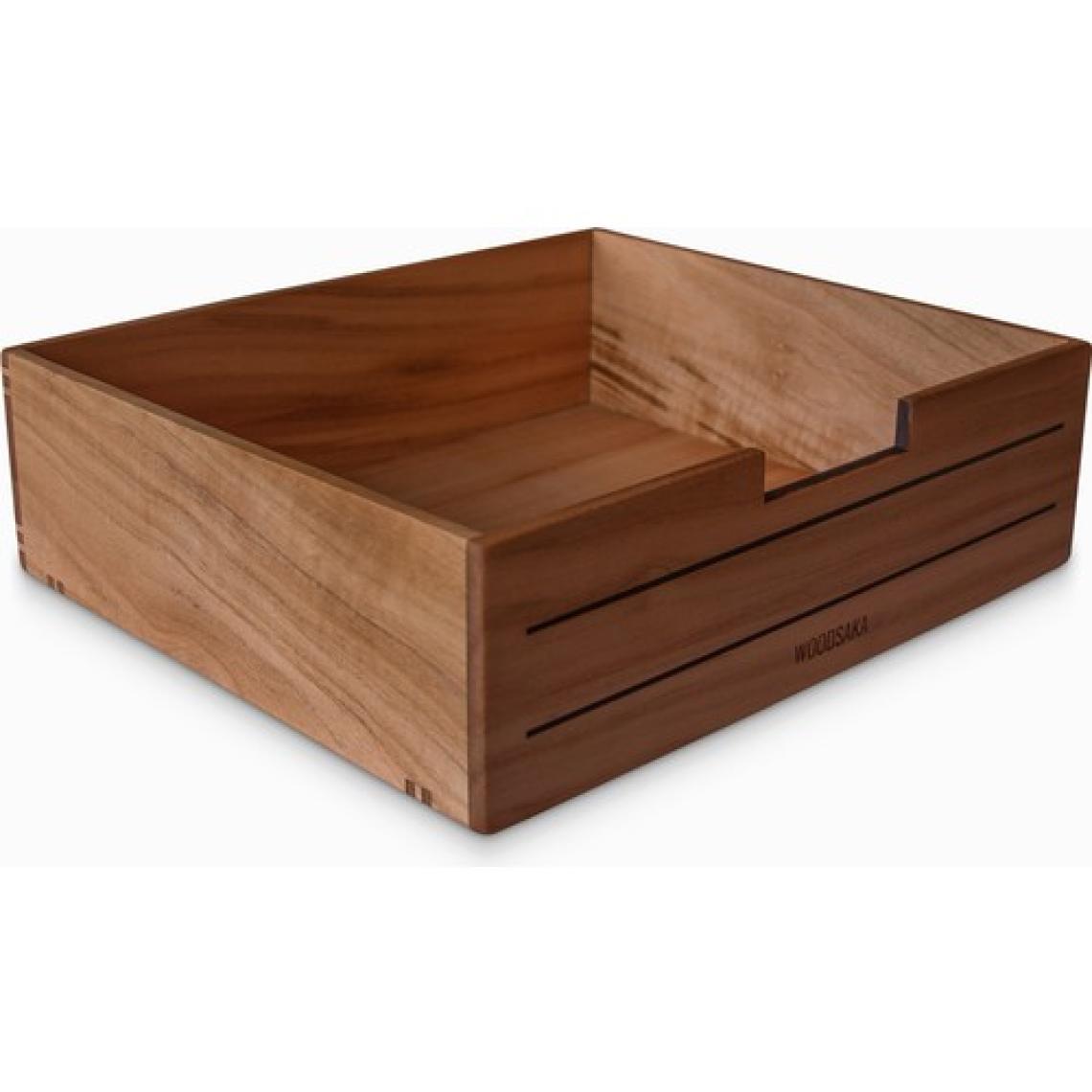 Woodsaka 3Line Çekmeceli Monitör Stand & Araç-Gereç Saklama Kutusu - Küçük - Kiraz Ağacından