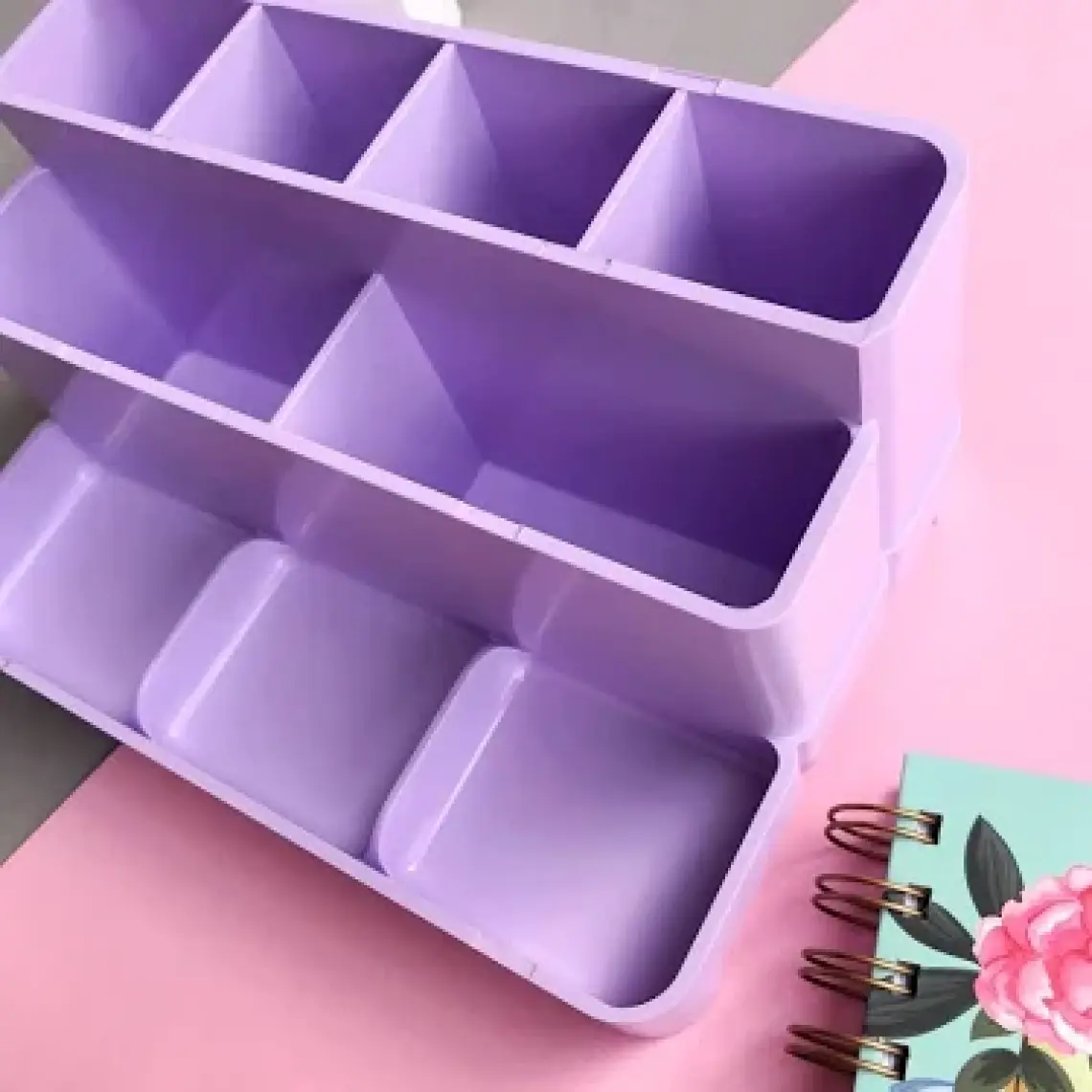 Ops Klm 202 Masaüstü Organizer Kalemlik Pastel Mor