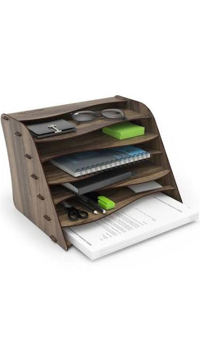 Mingitav Design Otto Wavy Masaüstü Organizer Evrak Rafı