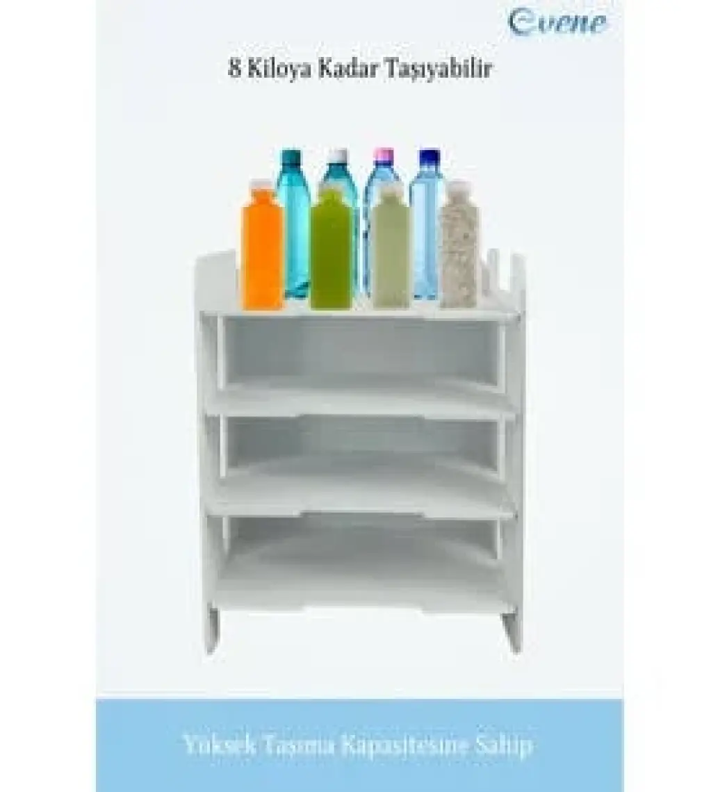 Evene Dosya Düzenleyici Masa Üstü Organizer Ahşap Evrak Raflı Model 1
