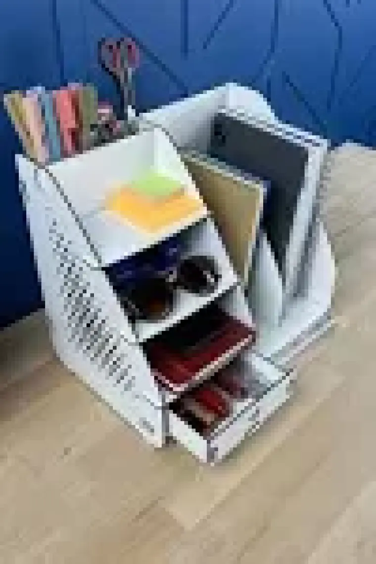 Design Otto Focus Hexa Çekmeceli A4 Evrak Rafı Masaüstü Organizer