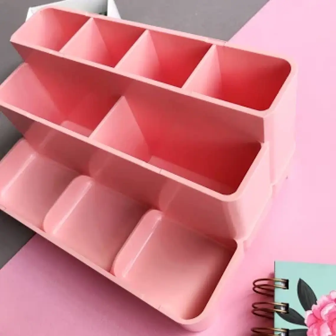 Ops Klm 202 Masaüstü Organizer Kalemlik Pastel Pembe