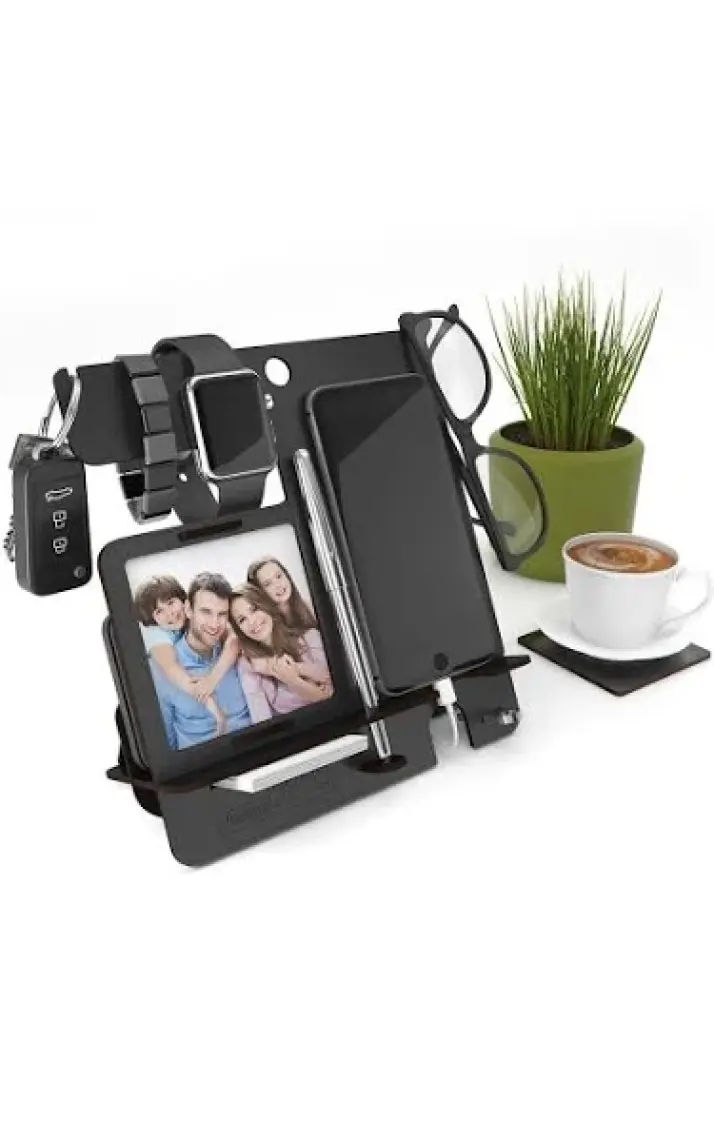 Design Otto Fx XL Hexa A4 Evrak Rafı Masaüstü Organizer Siyah