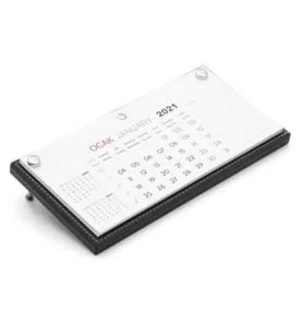 Prozenis PR810 Ofis Masa Üstü İsimlik Kalemlik Takvim Seti Tam Set 10 Parça Siyah