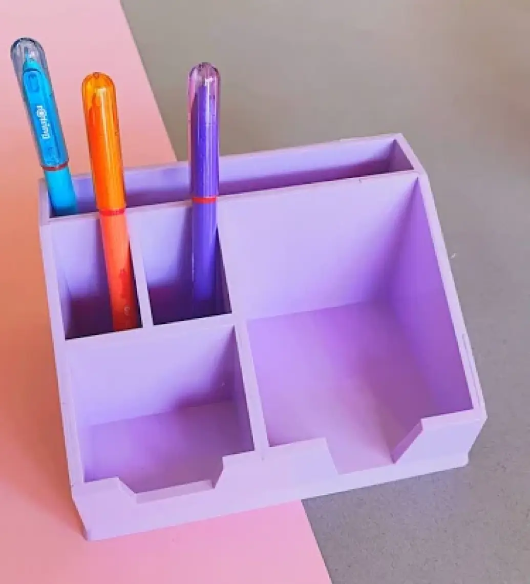 Ops Klm 208 Masaüstü Organizer Kalemlik Pastel Mor