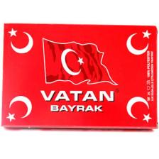 Vatan Bayrak Türk Bayrağı 20x30 cm Polyester Kumaş