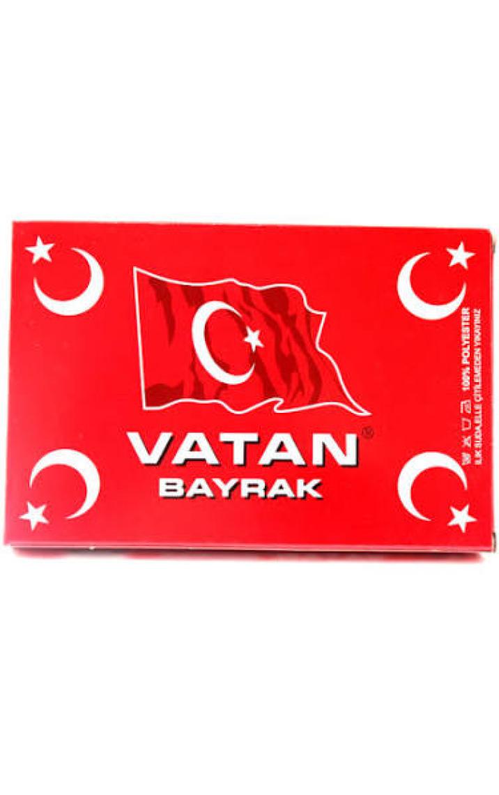 Vatan Bayrak Türk Bayrağı 20x30 cm Polyester Kumaş