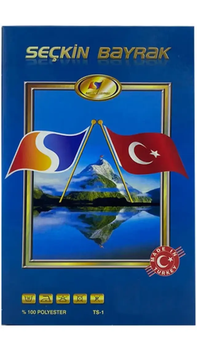 Şeçkin Türk Bayrağı 120 x 180 cm