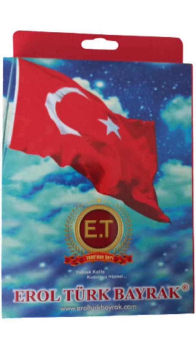 Erol Türk Bayrağı 70 x 105 cm Alpaka