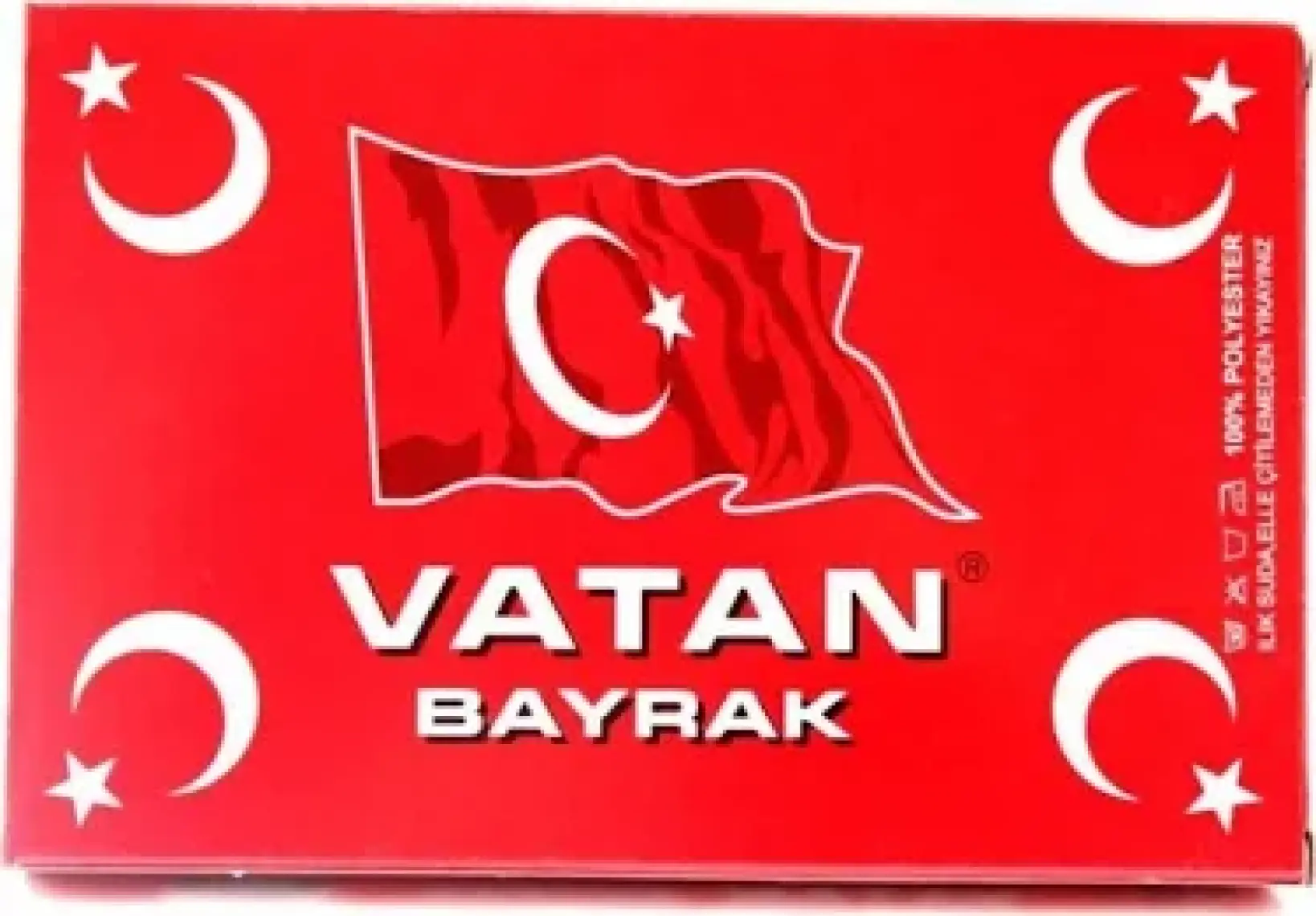 Vatan 15X22,5 Çift Kat Masa Bayrağı Vt201