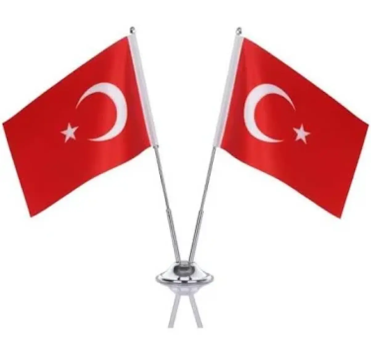 Vatan Bayrak Direği Çiftli Krom