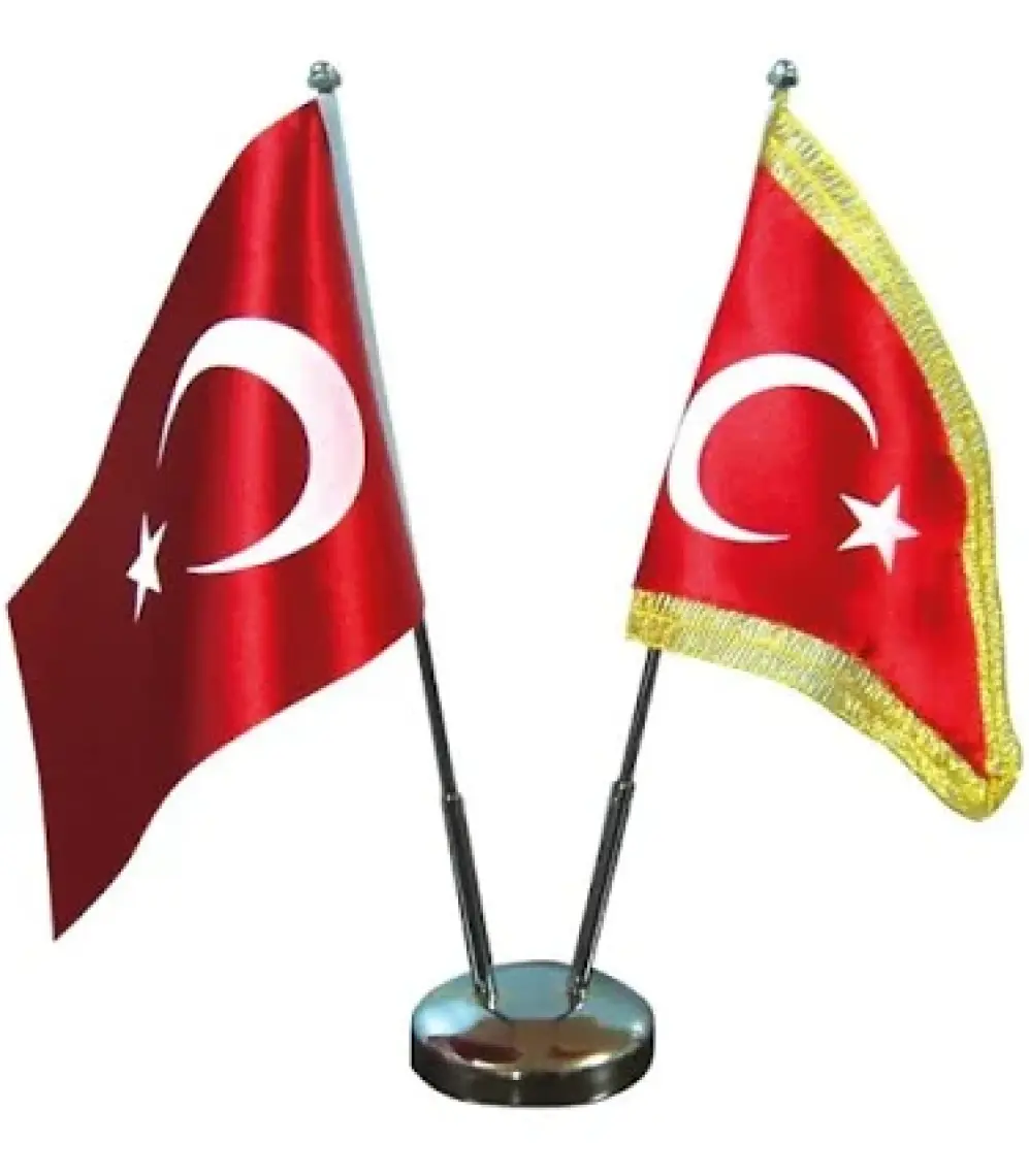 Vatan Bayrak Direği Çiftli Krom