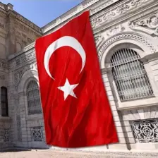 Türk Bayrağı 200x300 cm Raşel Kumaş
