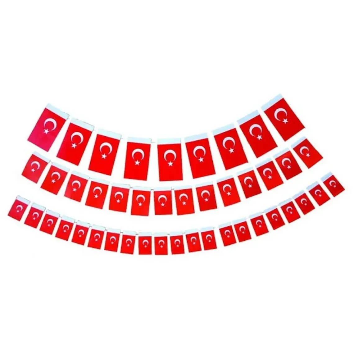 hobi24 İpli Bayrak Orta Boy 13Cm (41'Li)