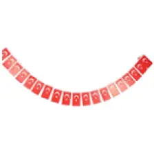 hobi24 İpli Bayrak Orta Boy 13Cm (41'Li)