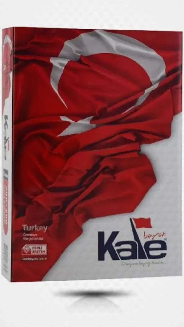 Kale Bayrak Alpaka Türk Bayrağı 40 x 60 cm