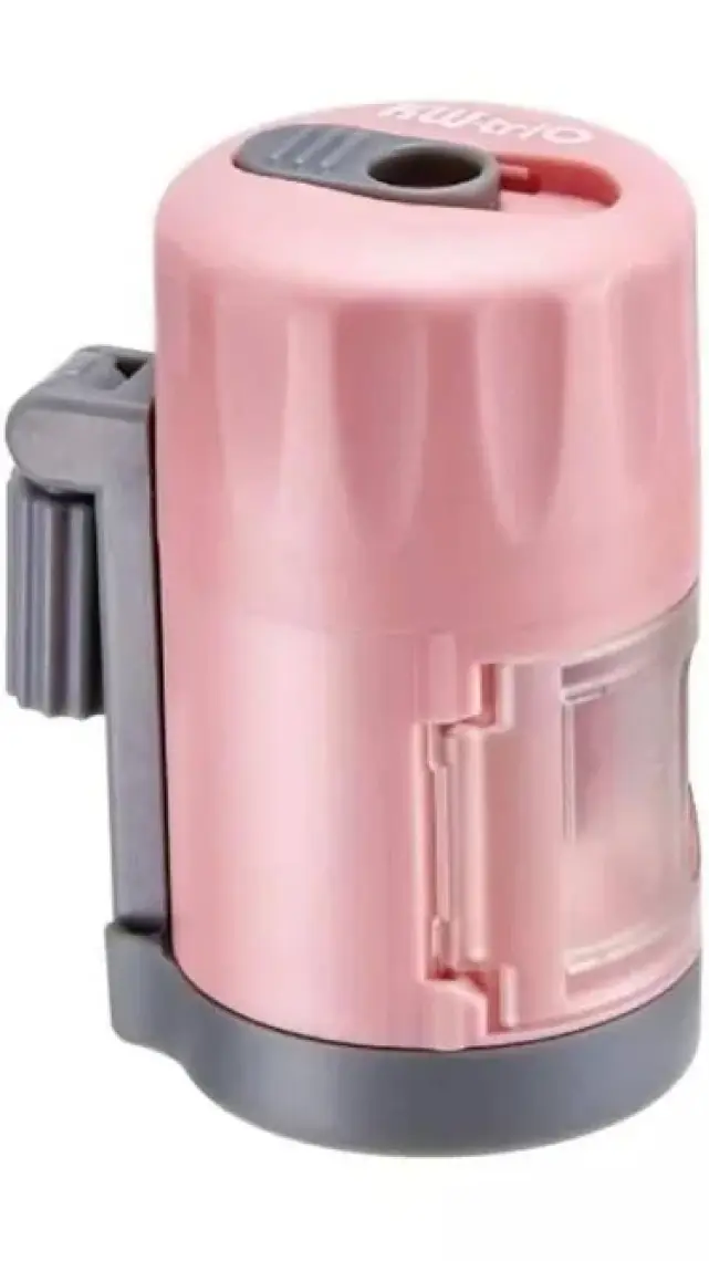 Kw-Trio Kılıflı Mini Kollu Kalemtıraş 03420 Pembe