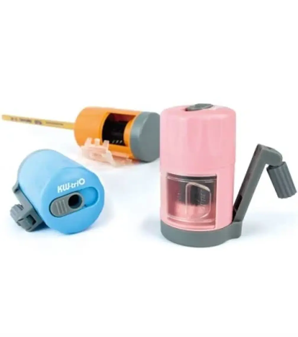 Kw-Trio Kılıflı Mini Kollu Kalemtıraş 03420 Pembe