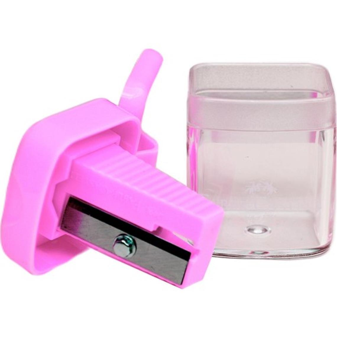 Faber-Castell Tek Gözlü Mini Box Kalemtıraş Pastel Pembe