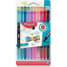 Maped Fineliner 0.4 mm Desenli 20 Renkli