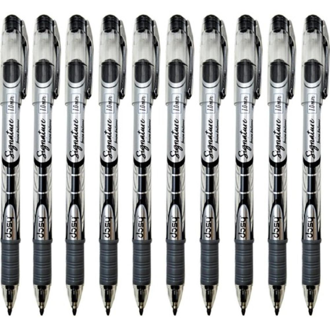 Dosy Signature 1 0 mm Jel Imza Kalemi Siyah 10 Adet