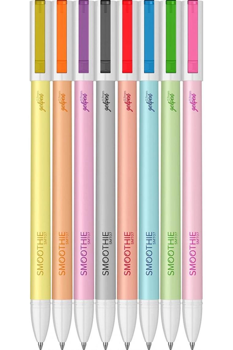 Scrikss Smoothie Jel Kalem 0.7 mm 8'li