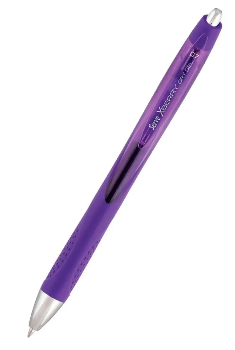 Xberry Jel Kalem 07mm Yuvarlak Uc, Menekşe