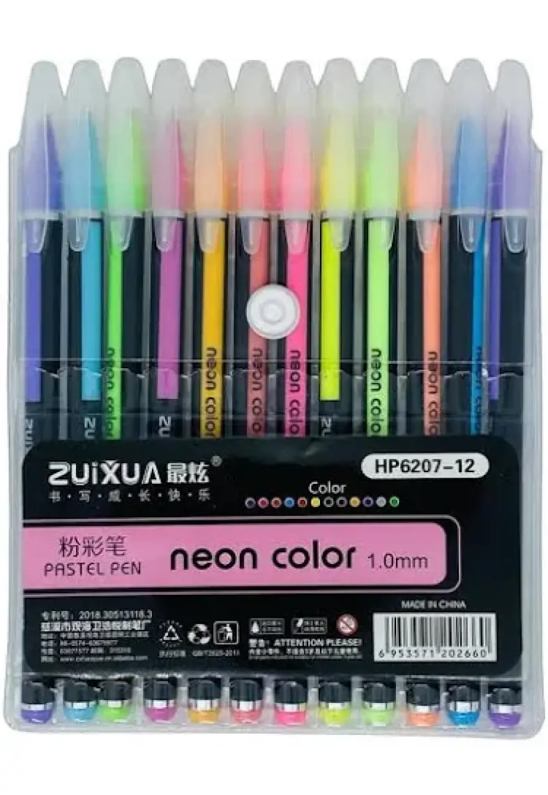Linea Pastel Jel Mürekkepli Kalem 1 0 mm 12 Renk