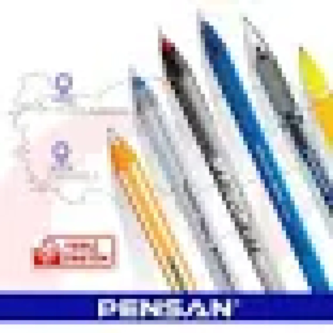 Pensan Neon Jel 1.0 Kalem 2'li Beyaz