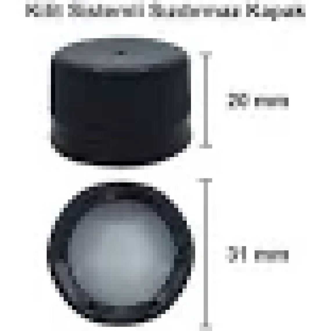 Afracam 250 cc Şeffaf Maraska Kilitli Kapaklı ve Kapüşonlu 250 ml Köşeli Cam Şişe 1 Adet