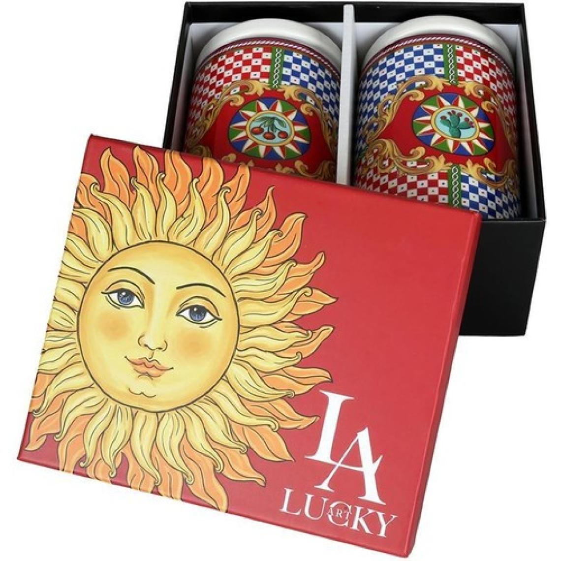 Luckyart Odessa Desenli Bone China Porselen 2 Li Kavanoz Seti 750 ml