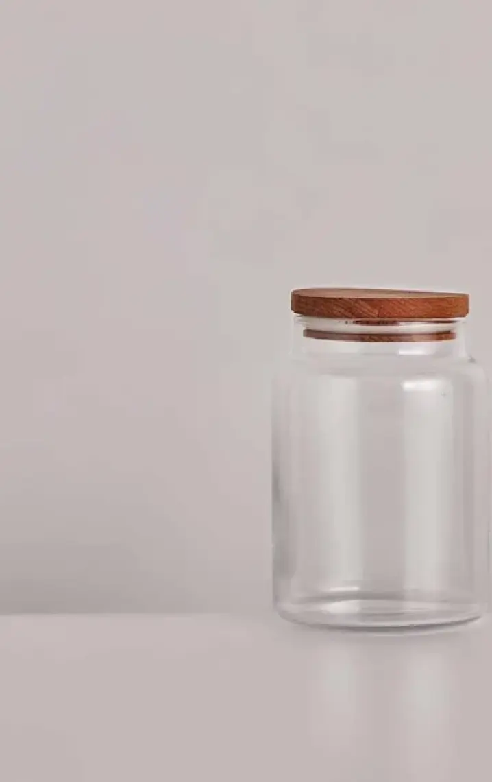 Joye Ahşap Kapaklı Kavanoz (890 Cc)