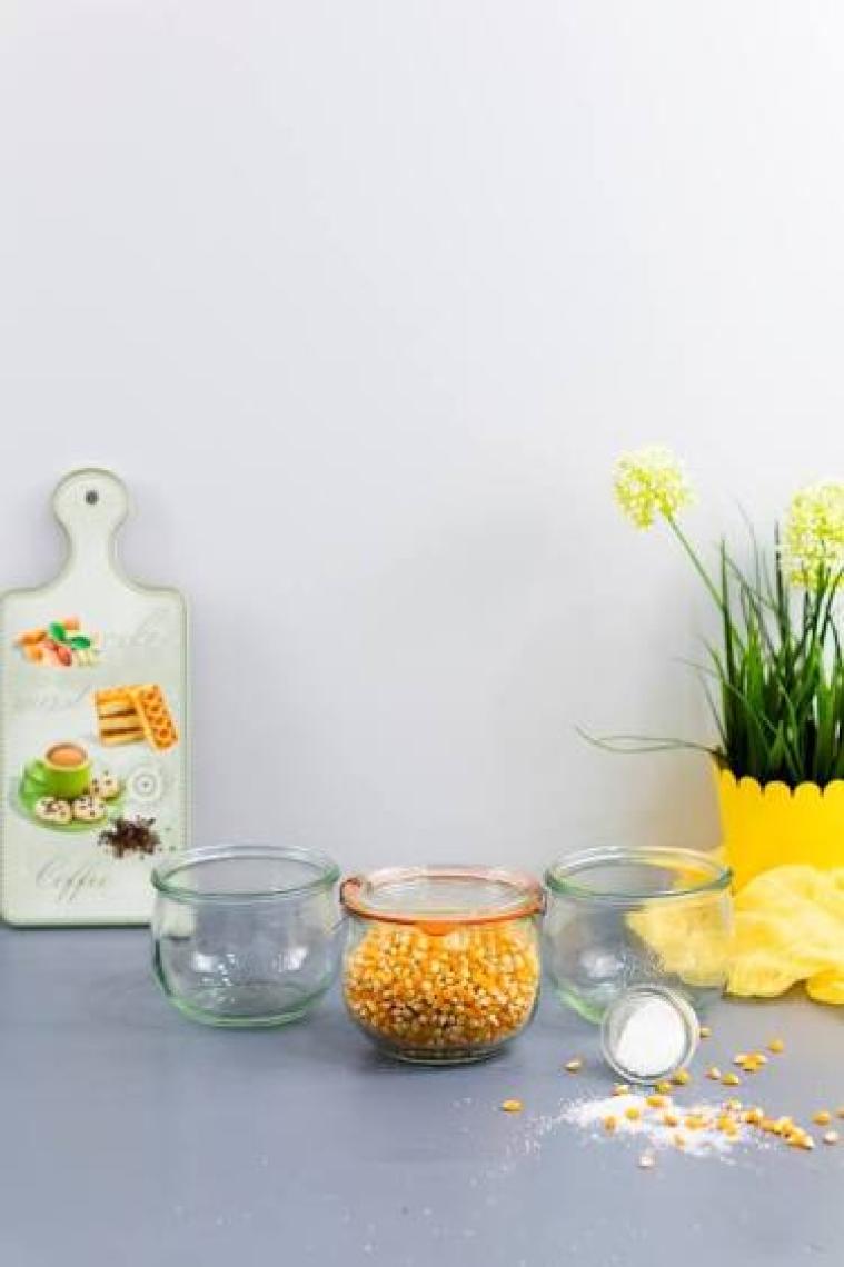 Weck 580 ml Lale Cam Saklama Kavanozu 3 Adet