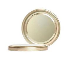 Hijyenik Paketli 10 Adet Kavanoz Kapağı - Gold - 82 mm