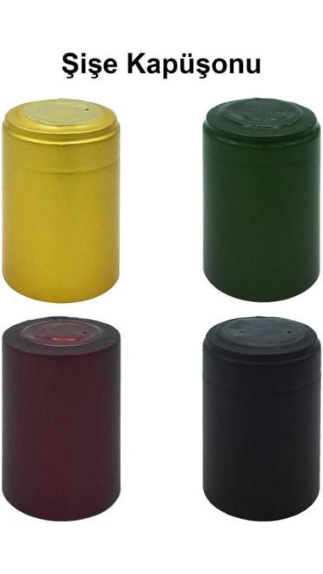 Afracam 250 cc Yeşil Maraska Kilitli Kapaklı ve Kapüşonlu 250 ml Köşeli Cam Şişe 8 Adet
