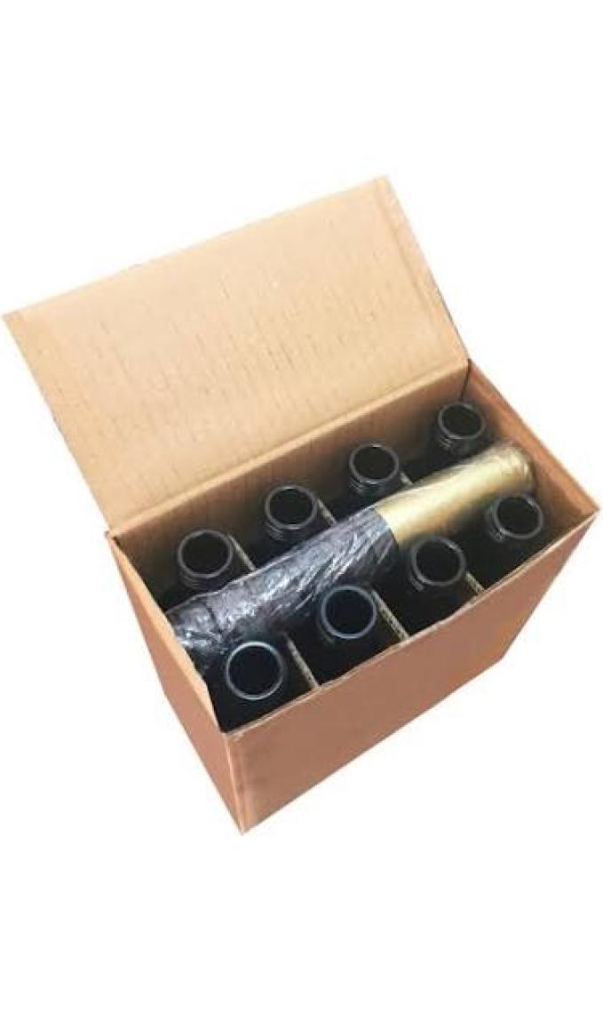 Afracam 250 cc Yeşil Maraska Kilitli Kapaklı ve Kapüşonlu 250 ml Köşeli Cam Şişe 8 Adet