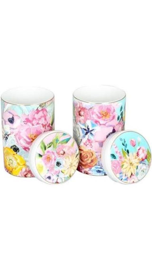 LuckyArt Peony Bone 2lı Kavanoz Setı 750ML