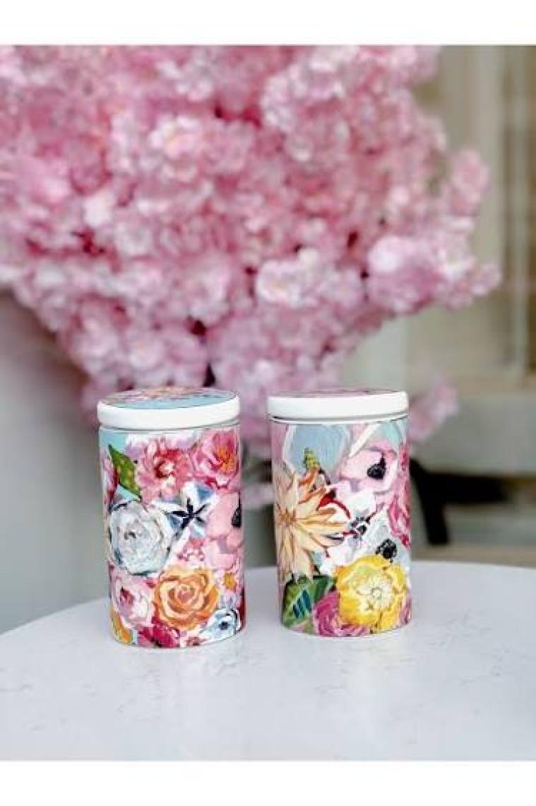 LuckyArt Peony Bone 2lı Kavanoz Setı 750ML