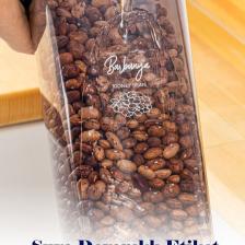 Beyaz Serigrafi Etiketli 12li 450 ml Luna Kaşıklı Baharatlık