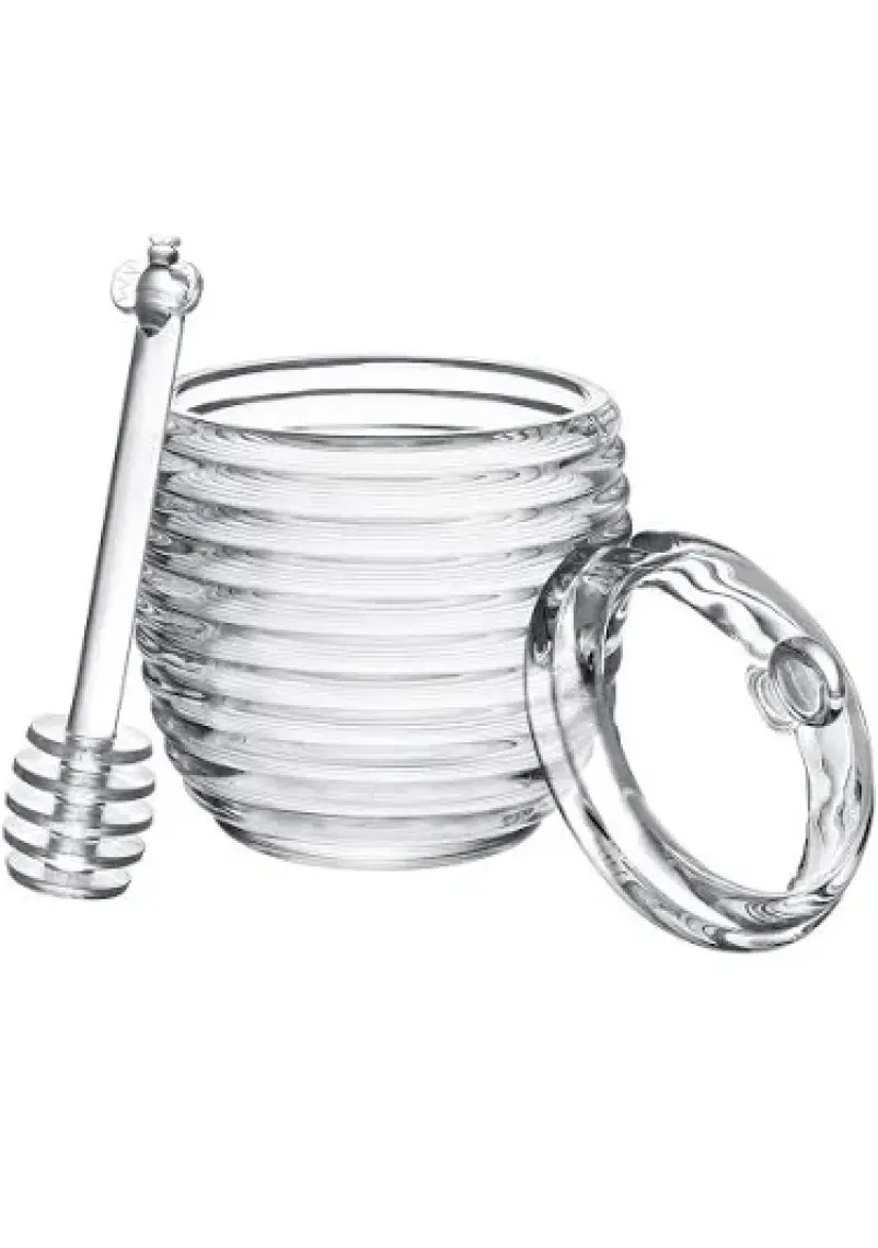 Madame Coco Lorenzo Kaşıklı Cam Bal Kavanozu - 240ml