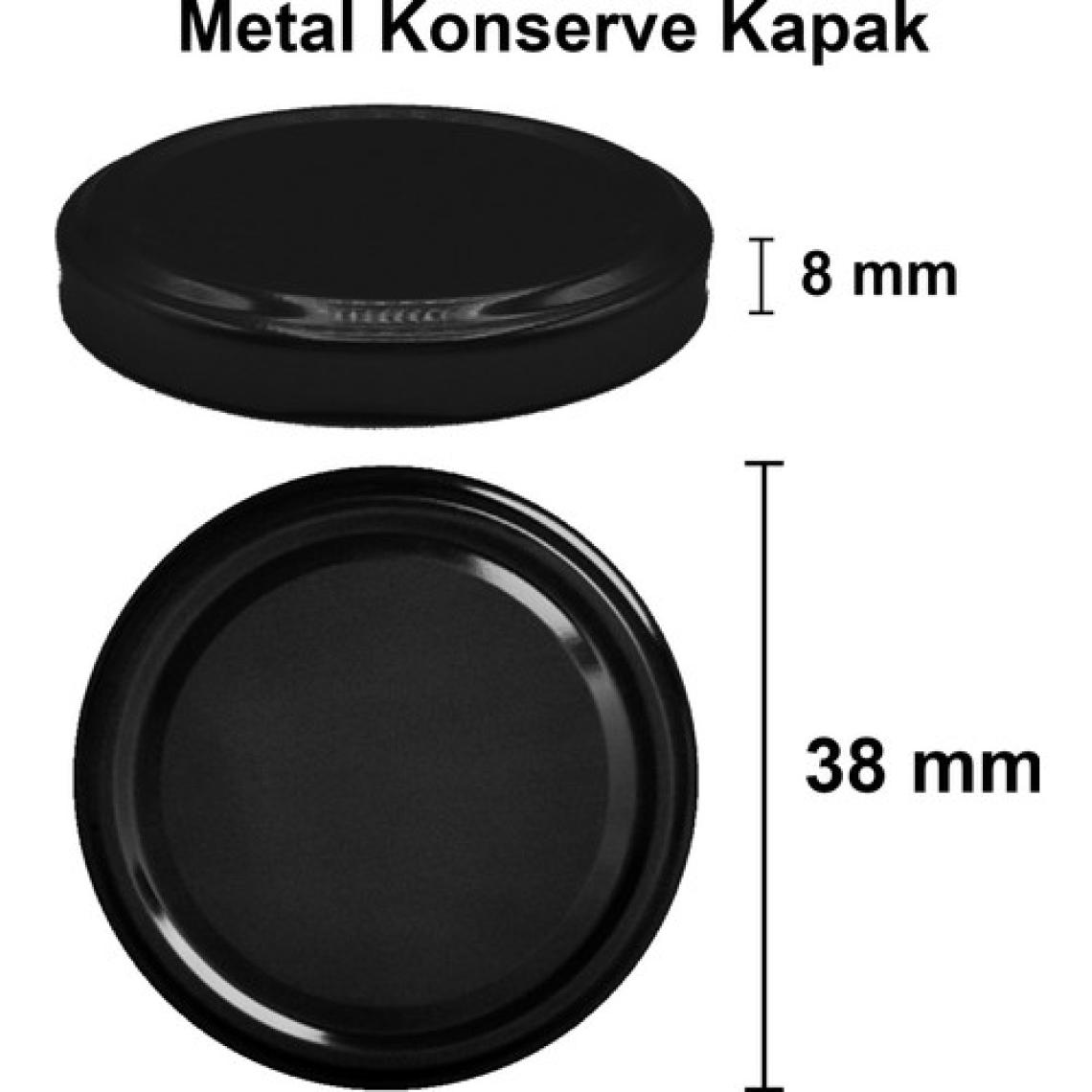 Afracam 250 cc Şeffaf Meyve Suyu, Limonata Şişesi Metal Konserve Kapaklı 250 ml Yuvarlak Cam Şişe 15 Adet