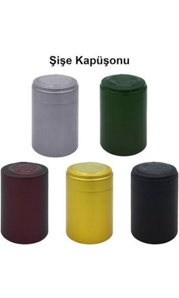 Afracam 250 cc Yeşil Maraska Kilitli Kapaklı ve Kapüşonlu 250 ml Köşeli Cam Şişe 16 Adet
