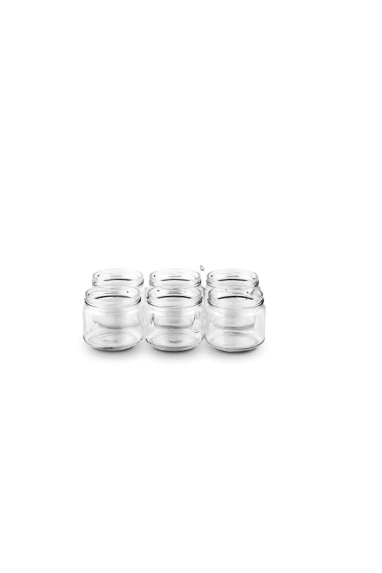 Sarkap 6'lı 300 ml Kapaksız Cam Kavanoz