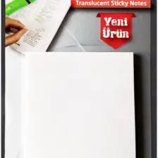 Notyaz Şeffaf Not Kağıdı Ebat 75X75 mm 50 Yaprak