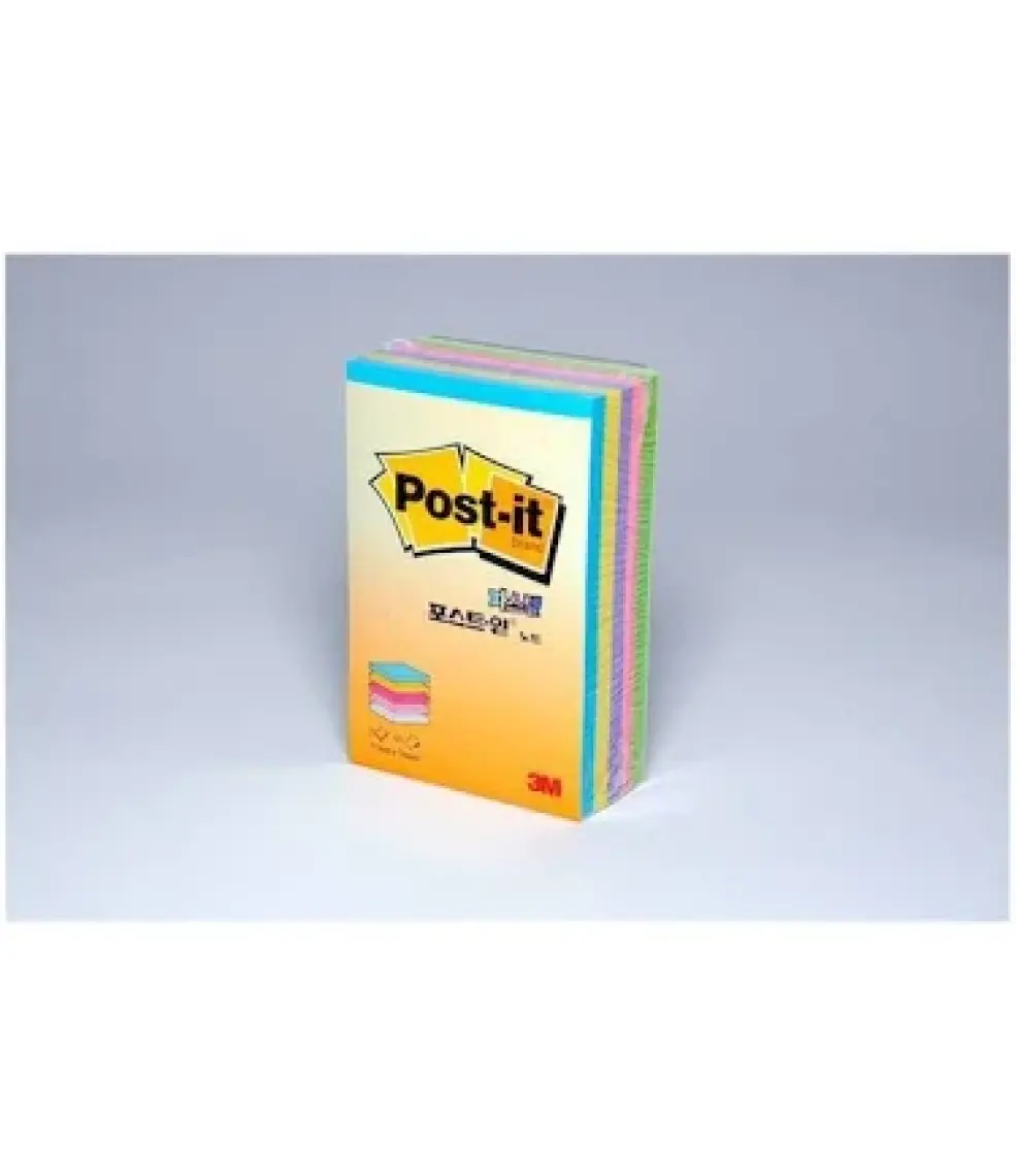 Post-it® Küp Not, Pastel Renkler, 225 yaprak, 51mm76mm