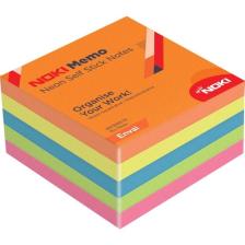 Noki Memo 75X75 Neon Yapışkanlı Küp Blok 450 Sf Envai