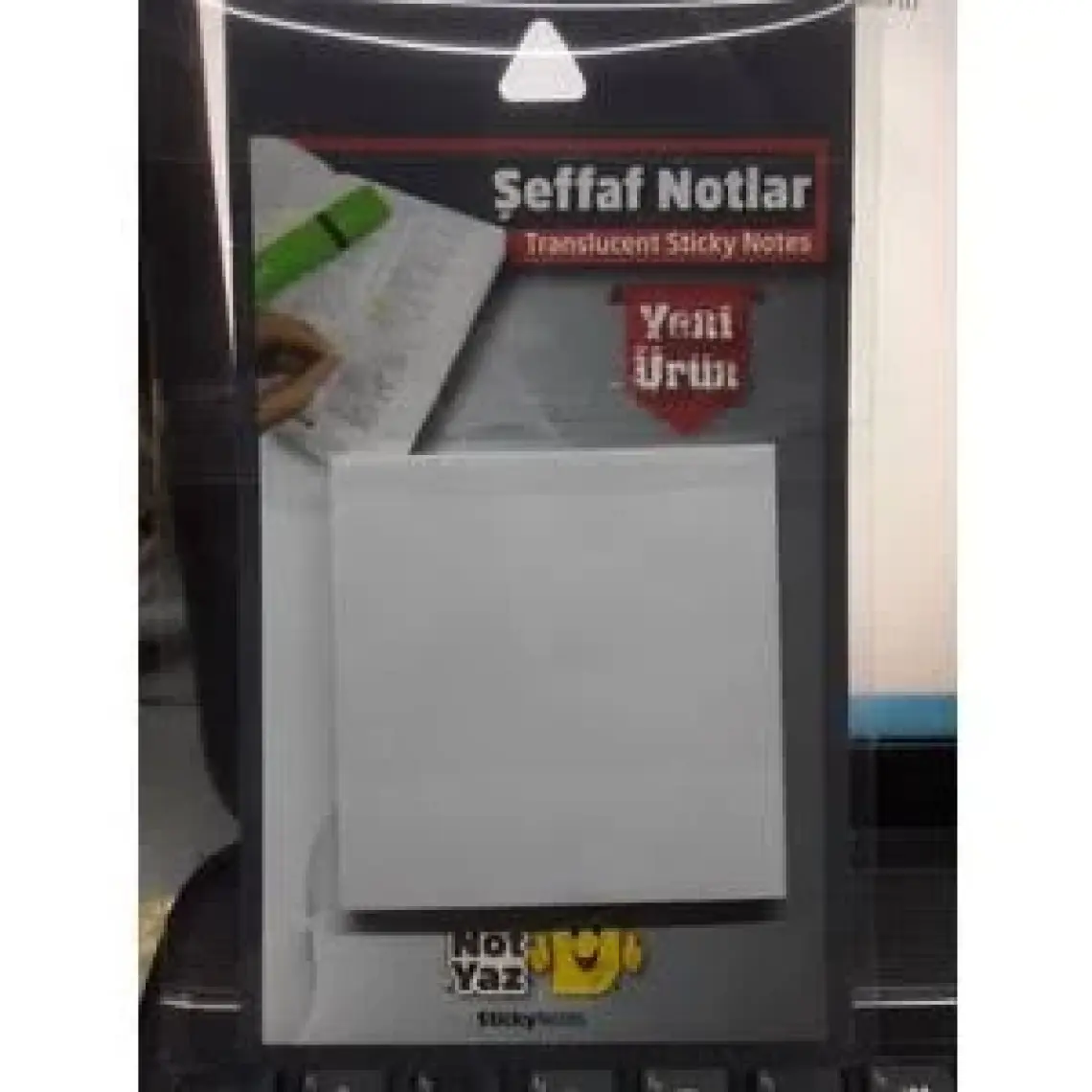 Notyaz Şeffaf Not Kağıdı Ebat 75X75 mm 50 Yaprak
