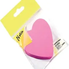 Notix Yapışkanlı Not Kağıdı Neon Kalp 100Yp Postit