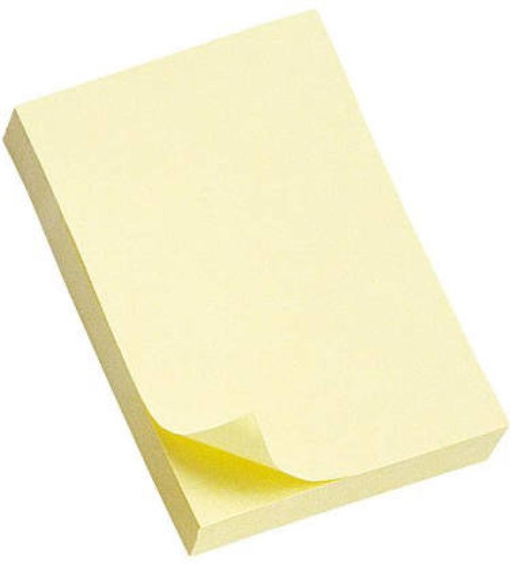 Post-It 100 Yaprak Not Sarı 51X76 mm 656