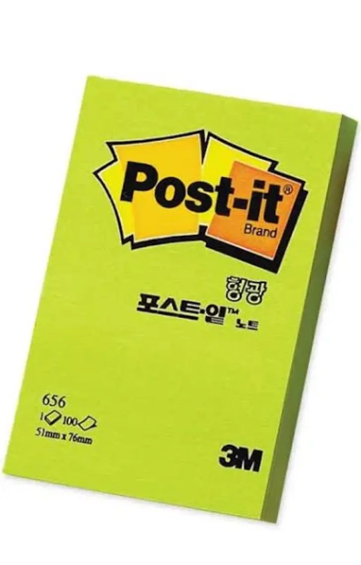 Post-it® Küp Not, Neon Renkler, 225 yaprak, 51mm76mm